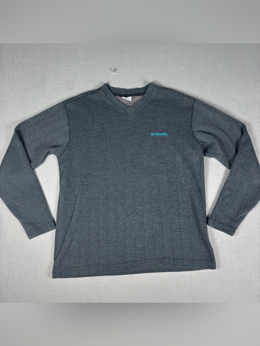 Columbia Sweatshirt Mens Large Hart Mountain II Crewneck Pullover  Size LG Gray